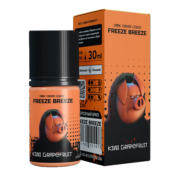 Жидкость Freeze Breeze Salt - Kiwi Grapefruit (Киви, грейпфрут) 30мл (20mg)