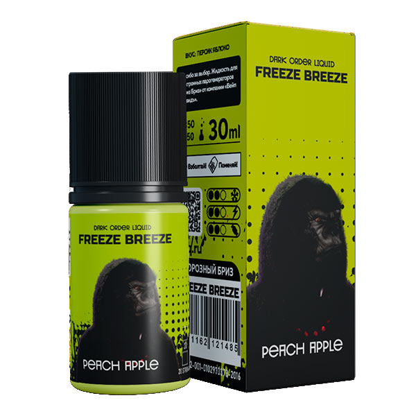 Жидкость Freeze Breeze Salt - Peach Apple (Персик, яблоко) 30мл (20mg)