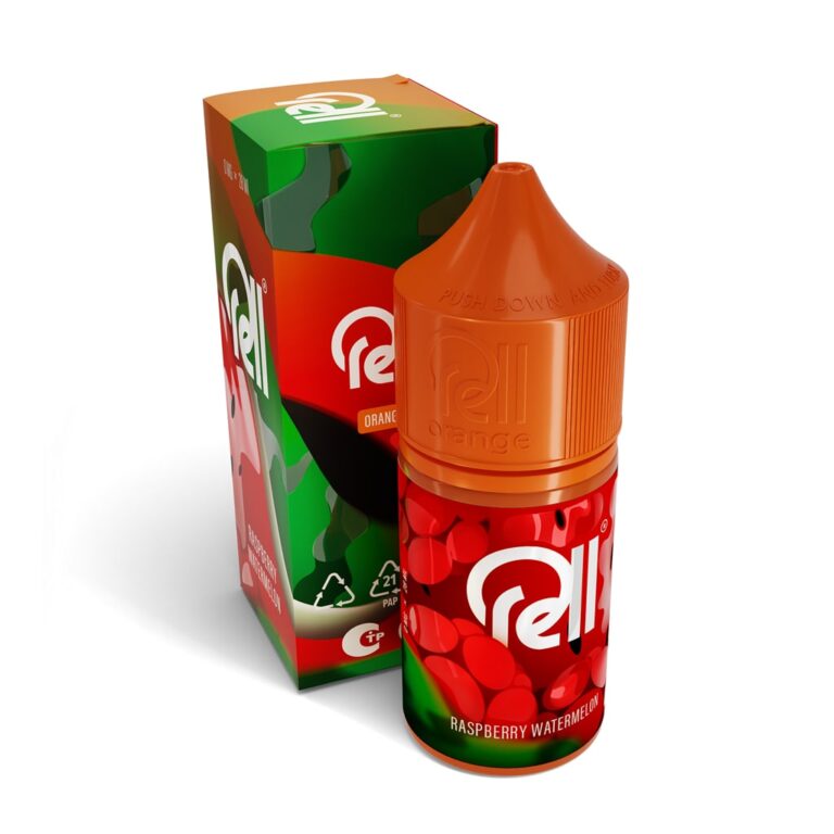 Жидкость RELL ORANGE - Raspberry Watermelon (0мг+бустер 18мг)