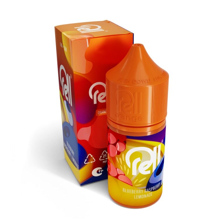 Жидкость RELL ORANGE - Blueberry Raspberry Lemonade (0мг+бустер 18мг)