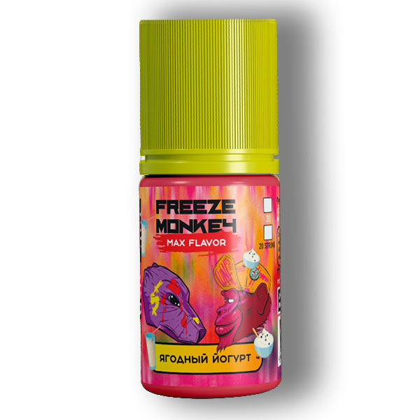 Жидкость Freeze Monkey MAX FLAVOR Salt - Ягодный йогурт 30мл (20mg)