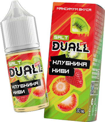 Жидкость DUALL Extra Salt - Клубника киви 30мл (20 Strong)