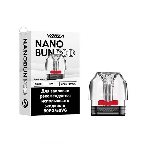 Картридж Vanza Nano для Brusko Minican (1.0 Ом 3ml ) Прозрачный