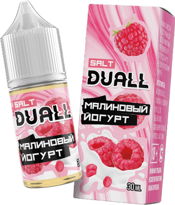 Жидкость DUALL Salt - Малиновый йогурт 30мл (20 Strong)