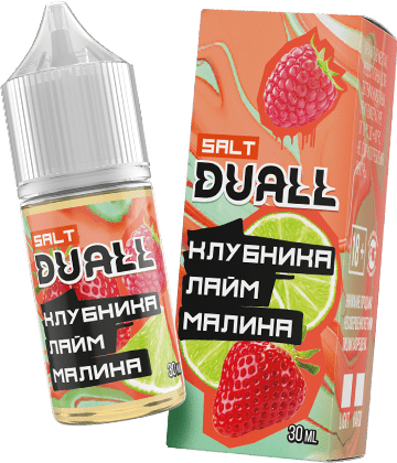 Жидкость DUALL Salt - Клубника Лайм Малина 30мл (20 Strong)