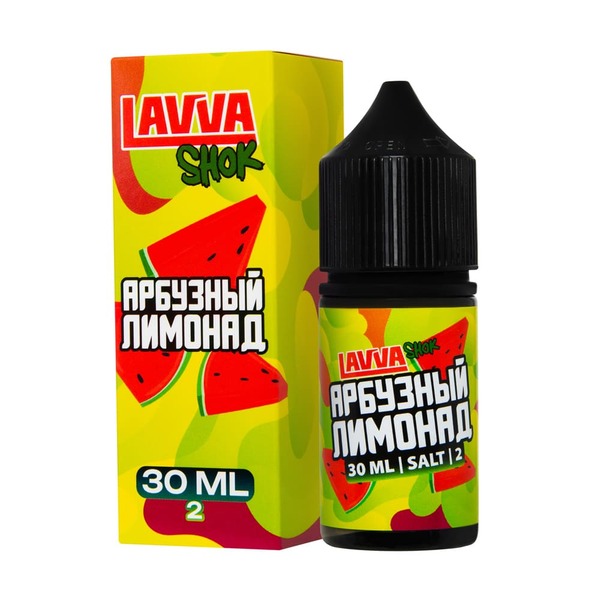 Жидкость LAVVA SHOK Salt - Арбузный лимонад 30мл (20mg)