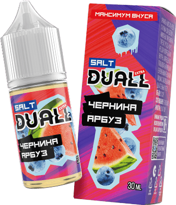 Жидкость DUALL Extra Salt - Черника арбуз 30мл (20 Strong)