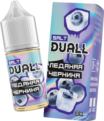 Жидкость DUALL Salt - Ледяная Черника 30мл (20 Strong)