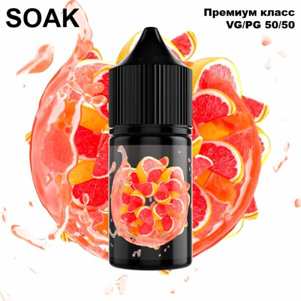 Жидкость SOAK L Salt - Ruby Grapefruit 30мл (20mg) (Premium) (2)