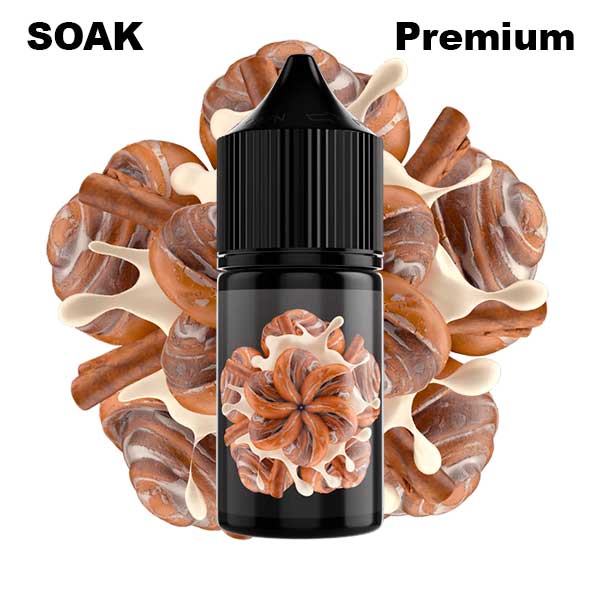 Жидкость SOAK L Salt - Cinnamon Bun 30мл (20mg) (Premium) (2)