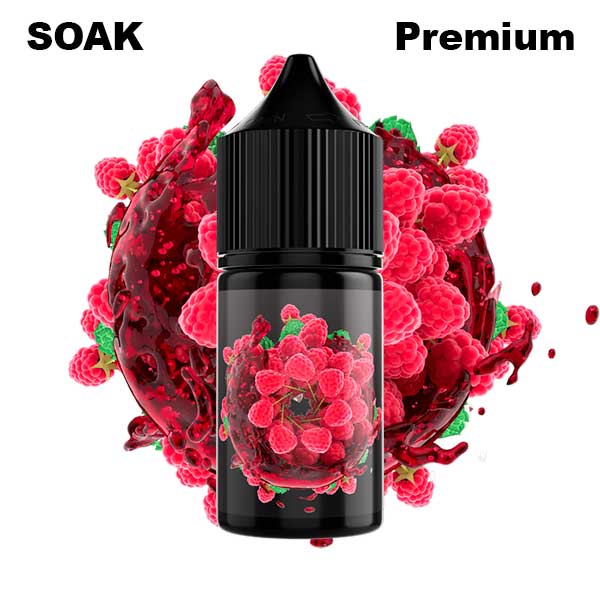 Жидкость SOAK L Salt - Raspberry Soda 30мл (20mg) (Premium) (2)