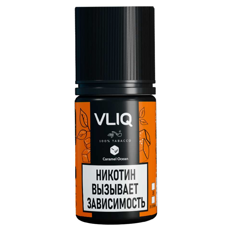 Жидкость VLIQ Tabacco Salt - Caramel Ocean (Карамельный Океан) 30мл (20mg)