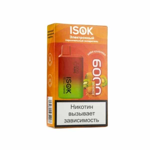 Одноразовая ЭС ISOK ISBAR 6000 - Киви клубника