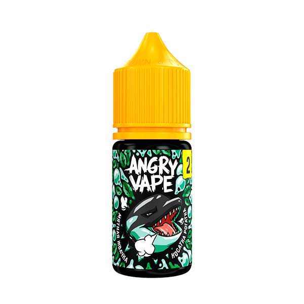 Жидкость Angry Vape Salt 30мл - Касатка Рогатка (Мятная жвачка) 20мг (М)