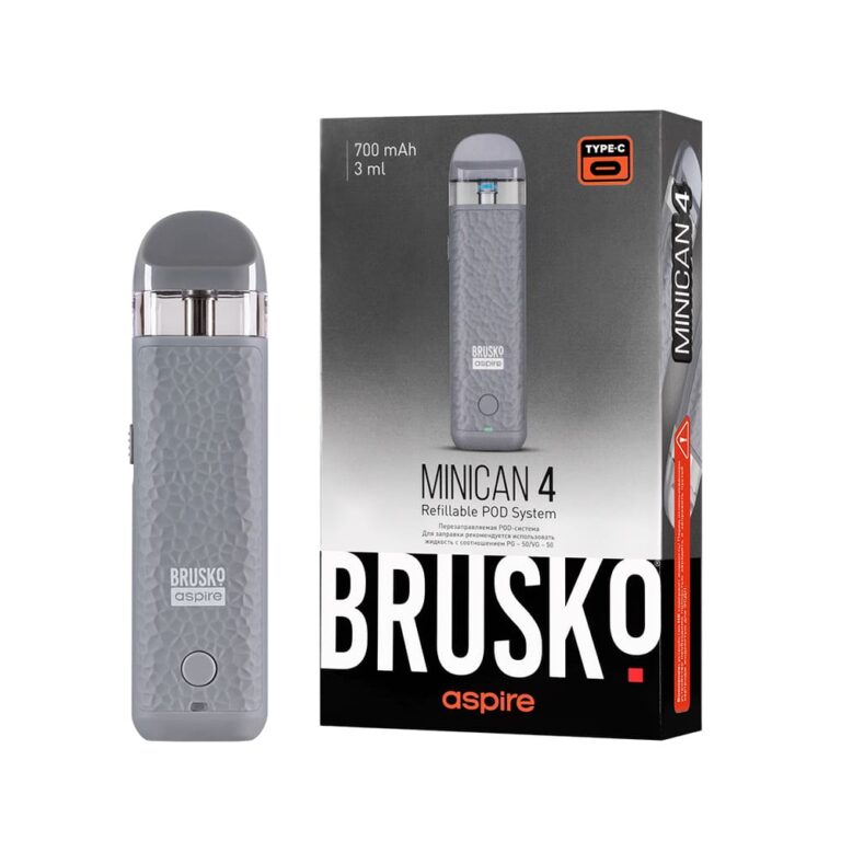 Brusko Minican 4 Pod 700mAh (Серый)