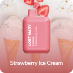 Одноразовая ЭС Lost Mary BM5000 - Strawberry Ice Cream (Клубничное Мороженое) (M)