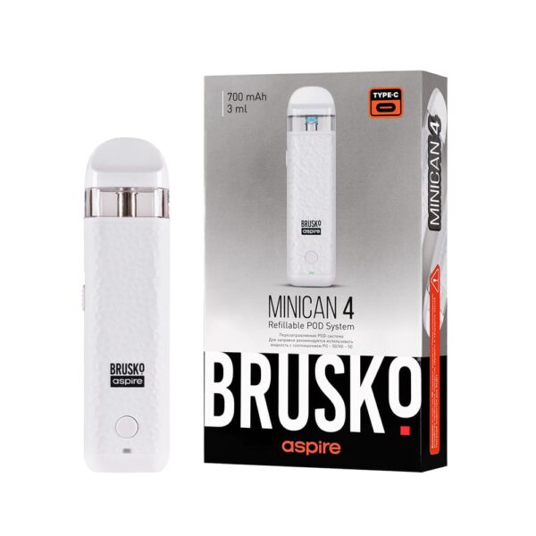 Brusko Minican 4 Pod 700mAh (Белый)