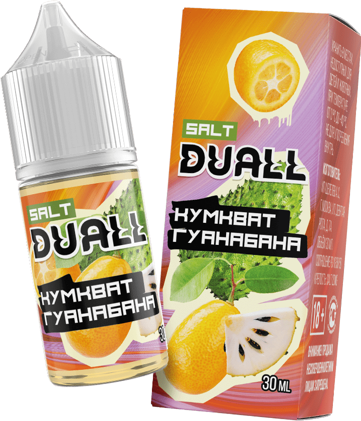 Жидкость DUALL Salt - Кумкват Гуанабана 30мл (20mg)