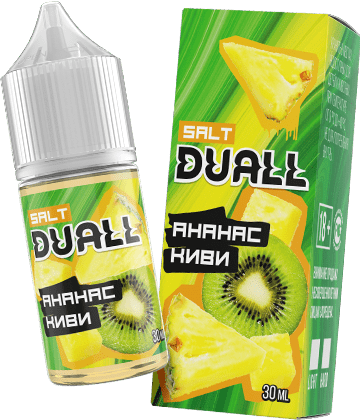 Жидкость DUALL Salt - Ананас Киви 30мл (20mg)