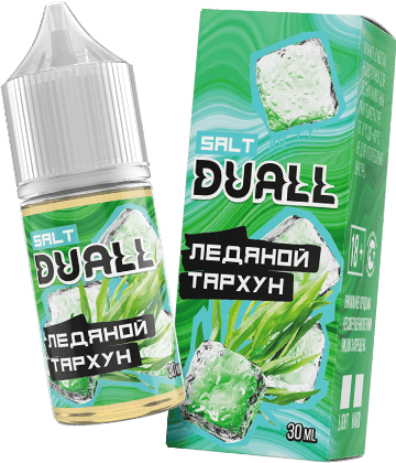 Жидкость DUALL Salt - Ледяной Тархун 30мл (20mg)