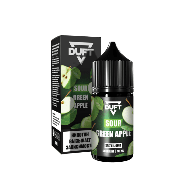 Жидкость Duft Sour LIne Salt - Green Apple 30мл (20mg) (М)