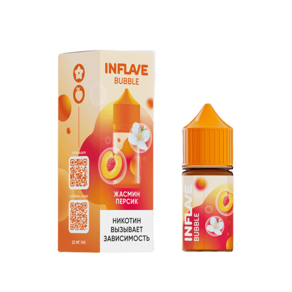 Жидкость INFLAVE BUBBLE Salt - Жасмин Персик 30мл (20mg)