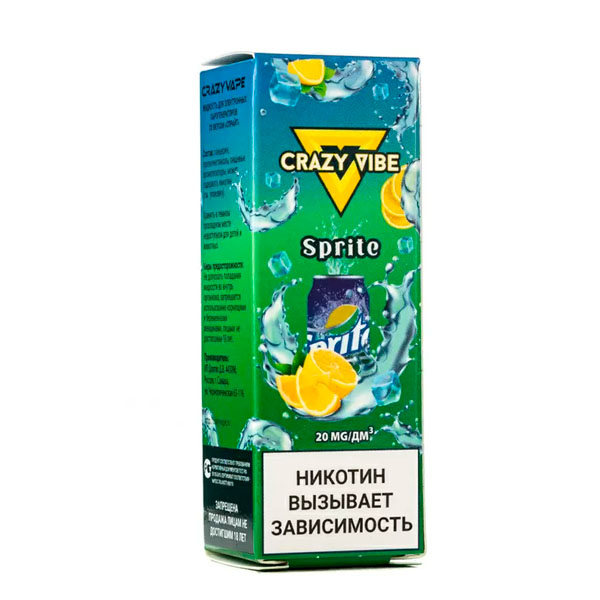 Жидкость Crazy Vibe Salt - Sprite 30мл (20mg) (M)