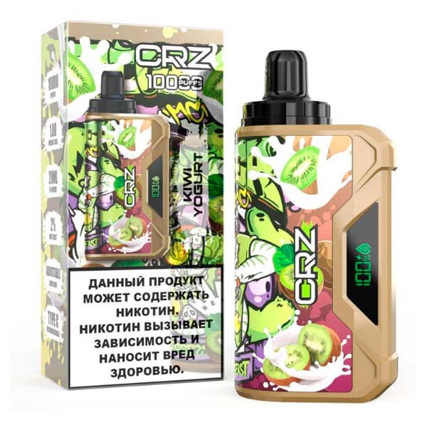 Одноразовая ЭС CRZ10000 - Kiwi yogurt (Киви йогурт) (M)