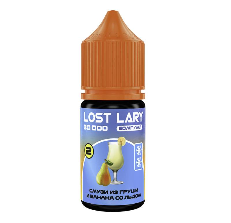 Жидкость Lost Lary Salt - Смузи из груши и банана со льдом 30мл (20mg)