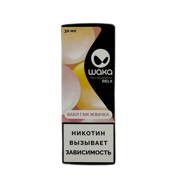 Жидкость Waka Salt - Бабл Гам Жвачка 30мл (20mg)