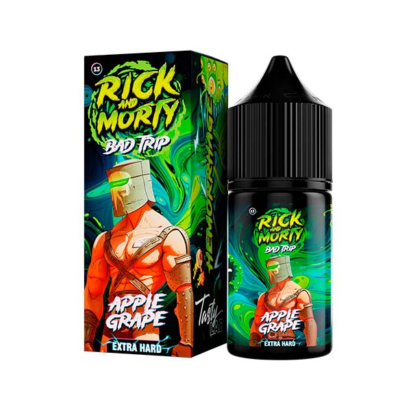 Жидкость Rick & Morty BAD TRIP Salt - Apple Grape (Яблоко Виноград) 30мл (20 Hard) (M)