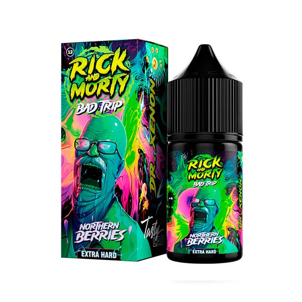 Жидкость Rick & Morty BAD TRIP Salt - Northern Berries (Северные Ягоды) 30мл (20 Hard) (M)