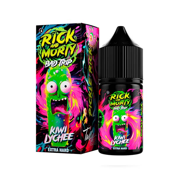 Жидкость Rick & Morty BAD TRIP Salt - Kiwi Lychee (Киви Личи) 30мл (20 Hard) (M)