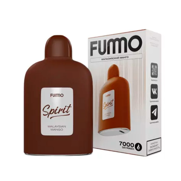 Одноразовая ЭС Fummo Spirit 7000 - Малазийский Манго