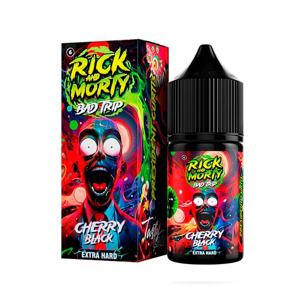 Жидкость Rick & Morty BAD TRIP Salt - Cherry Black (Чёрная Вишня) 30мл (20 Hard) (M)