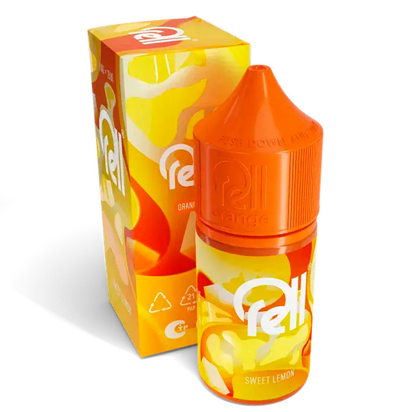 Жидкость RELL ORANGE - Sweet Lemon (0мг+бустер 18мг) (М) (2)