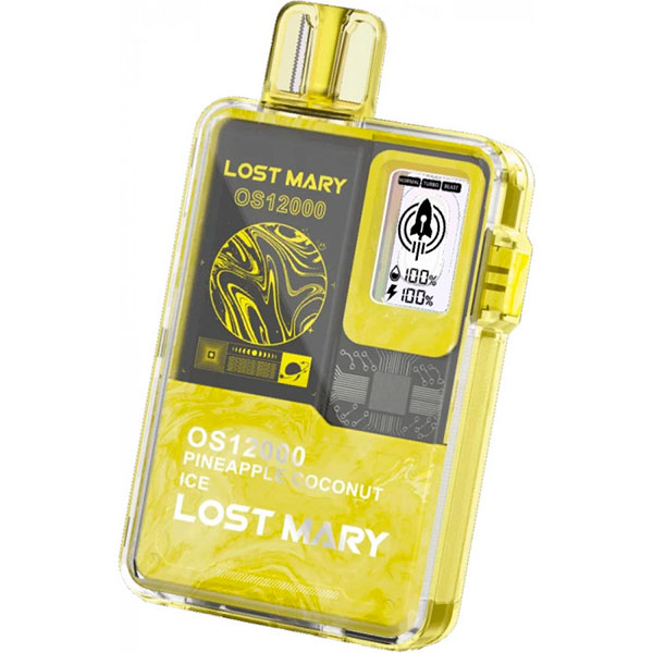 Одноразовая ЭС Lost Mary OS12000 - Ананас кокос лед