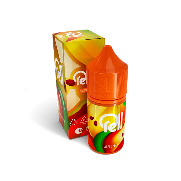 Жидкость RELL ORANGE - Apple pear (0мг+бустер 18мг) (М) (2)