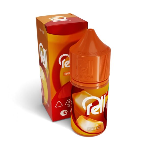 Жидкость RELL ORANGE - Peach Ice (0мг+бустер 18мг) (М) (2)