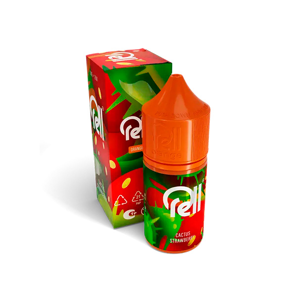 Жидкость RELL ORANGE - Cactus strawberry (0мг+бустер 18мг) (М) (2)