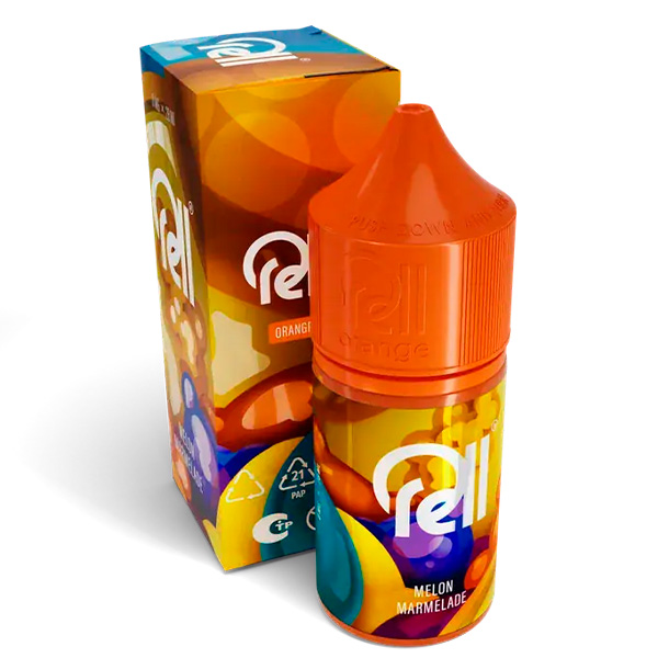 Жидкость RELL ORANGE - Melon marmelade (0мг+бустер 18мг) (М) (2)