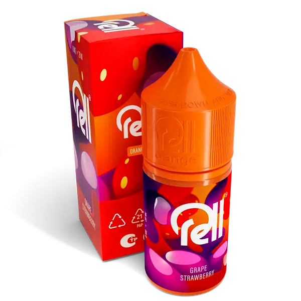 Жидкость RELL ORANGE - Grape Strawberry (0мг+бустер 18мг) (М) (2)