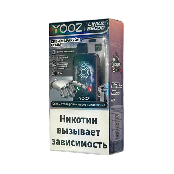 Одноразовая ЭС YOOZ LINKX 25000 Смарт - Киви маракуйя гуава